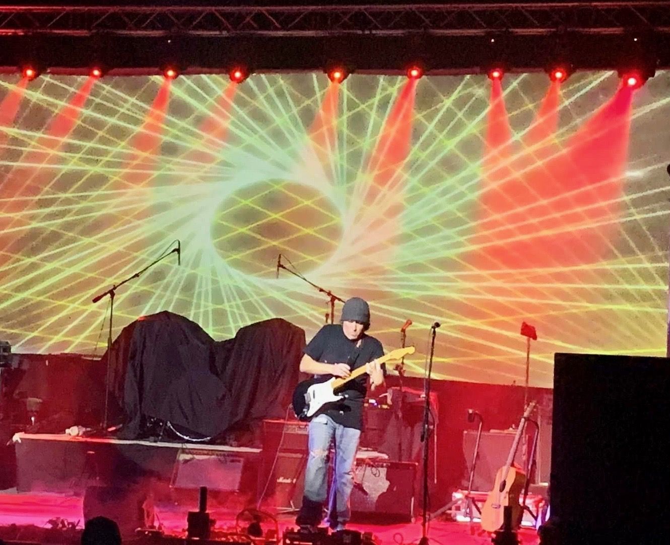 Laser wash, full stage